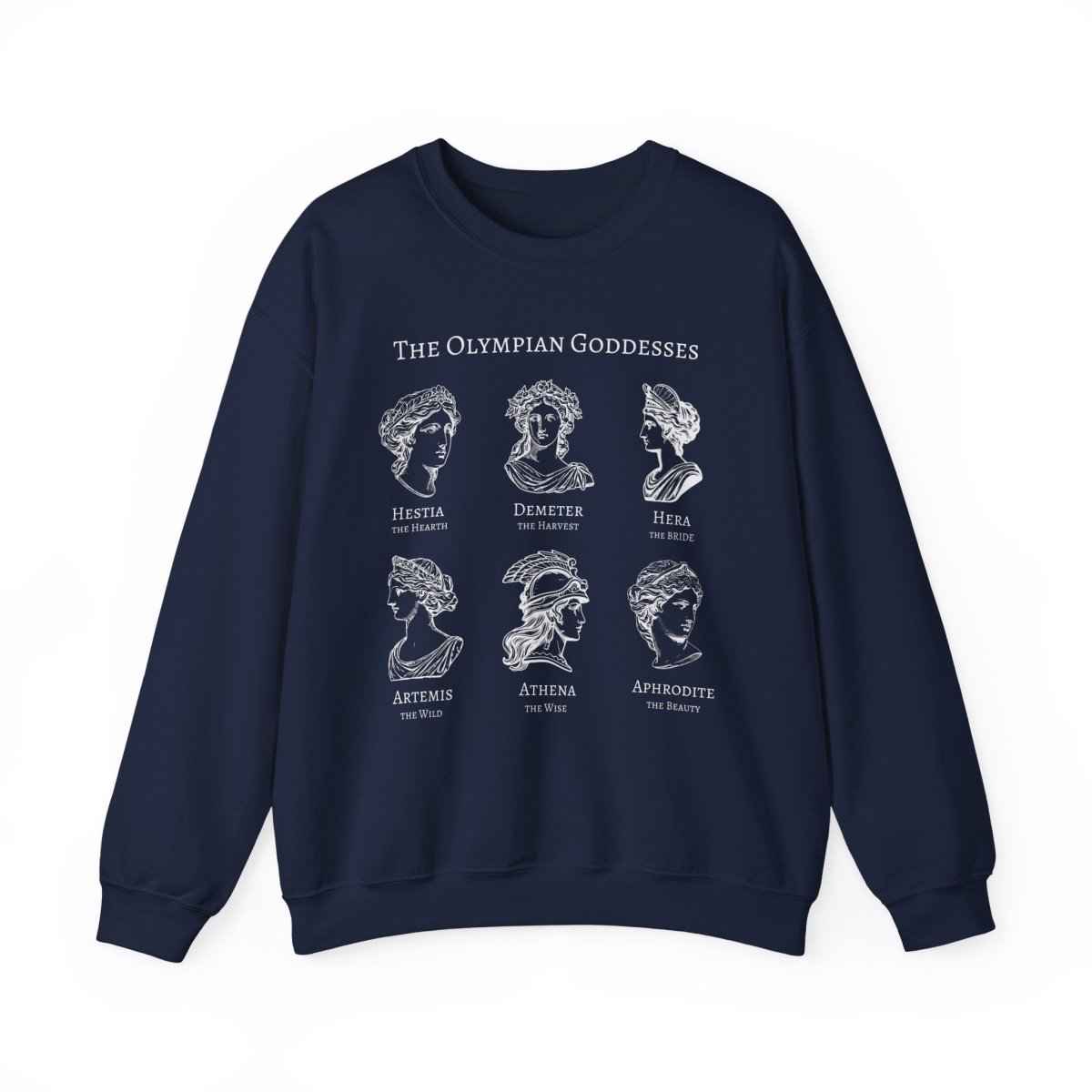 Greek Goddess Sweatshirt | Greek Myth Cotton Blend Crewneck