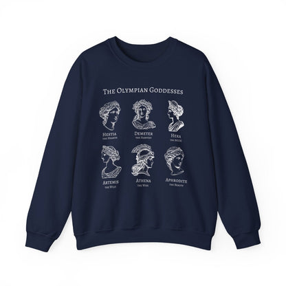 Greek Goddess Sweatshirt | Greek Myth Cotton Blend Crewneck