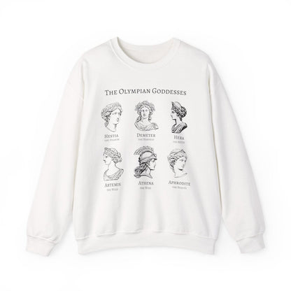 Greek Goddess Sweatshirt | Greek Myth Cotton Blend Crewneck