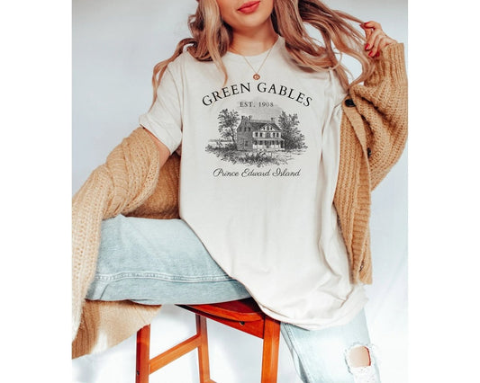 Green Gables Shirt | Book Lover Soft 100% Cotton Tee