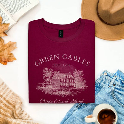 Green Gables Shirt | Book Lover Soft 100% Cotton Tee