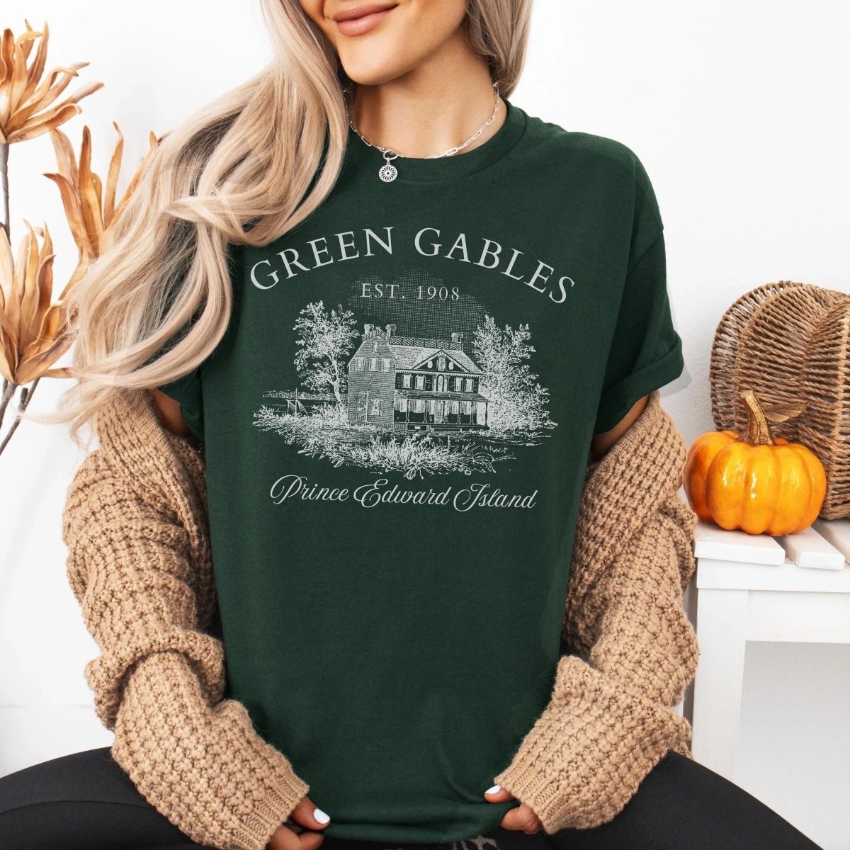 Green Gables Shirt | Book Lover Soft 100% Cotton Tee