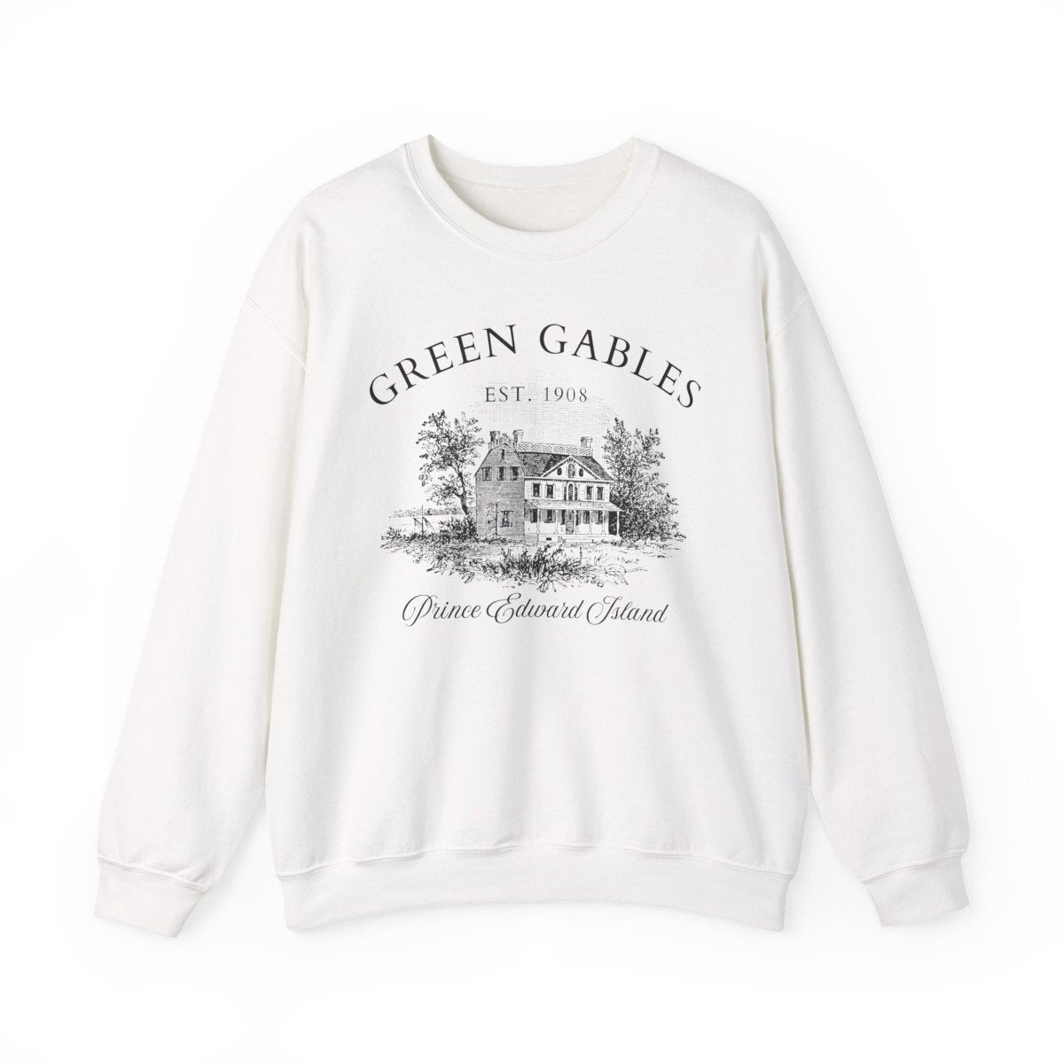 Green Gables Sweatshirt | Book Lover Cotton Blend Crewneck