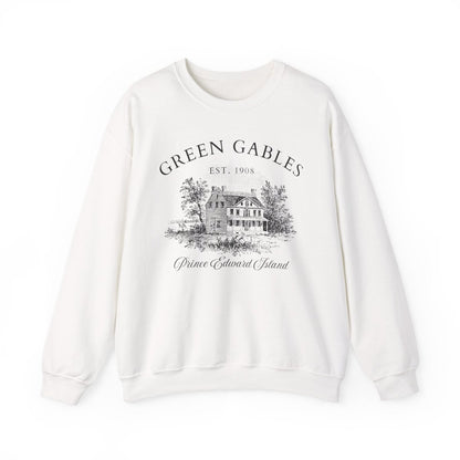 Green Gables Sweatshirt | Book Lover Cotton Blend Crewneck