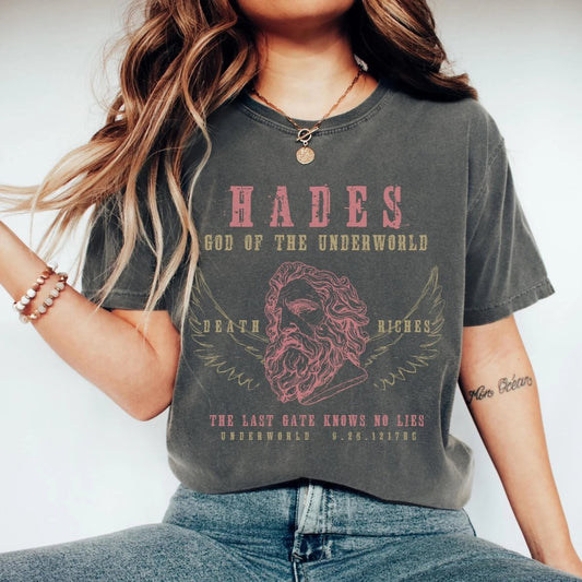 Hades Greek God Shirt | Greek Myth Comfort Colors® 100% Cotton Tee
