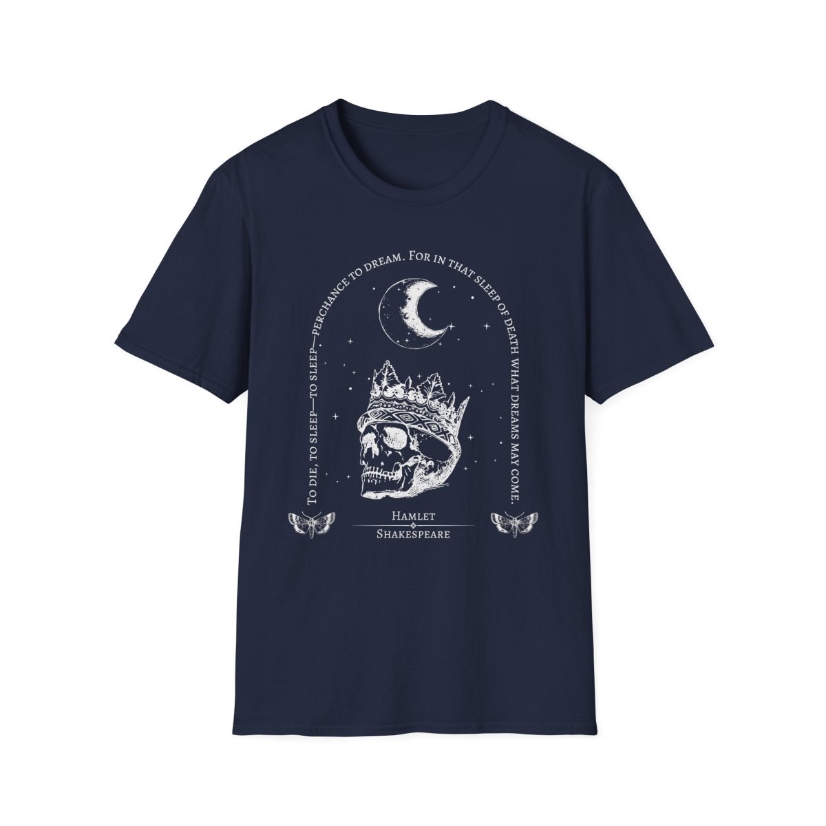Hamlet Shakespeare Shirt | Dark Academia Soft 100% Cotton Tee