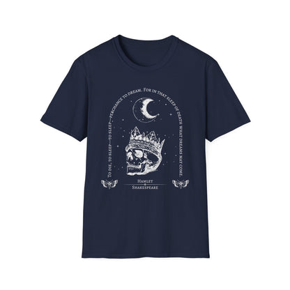 Hamlet Shakespeare Shirt | Dark Academia Soft 100% Cotton Tee
