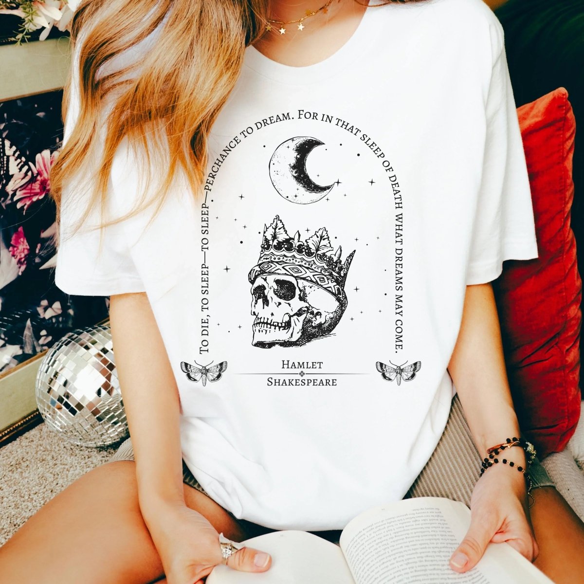 Hamlet Shakespeare Shirt | Dark Academia Soft 100% Cotton Tee