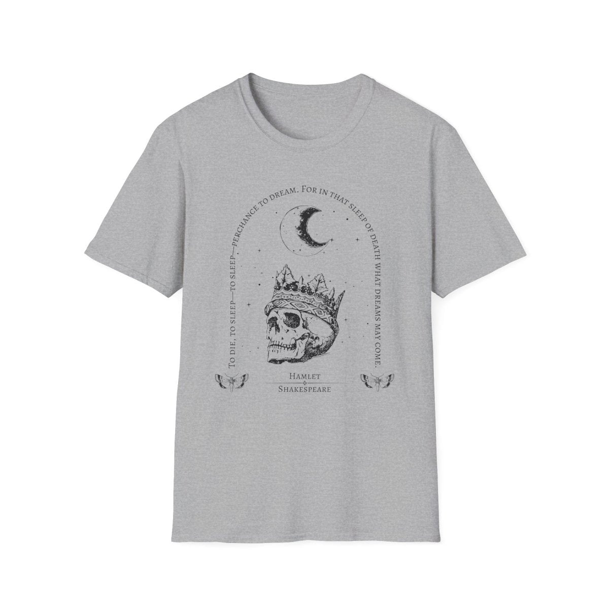 Hamlet Shakespeare Shirt | Dark Academia Soft 100% Cotton Tee