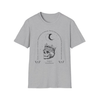 Hamlet Shakespeare Shirt | Dark Academia Soft 100% Cotton Tee