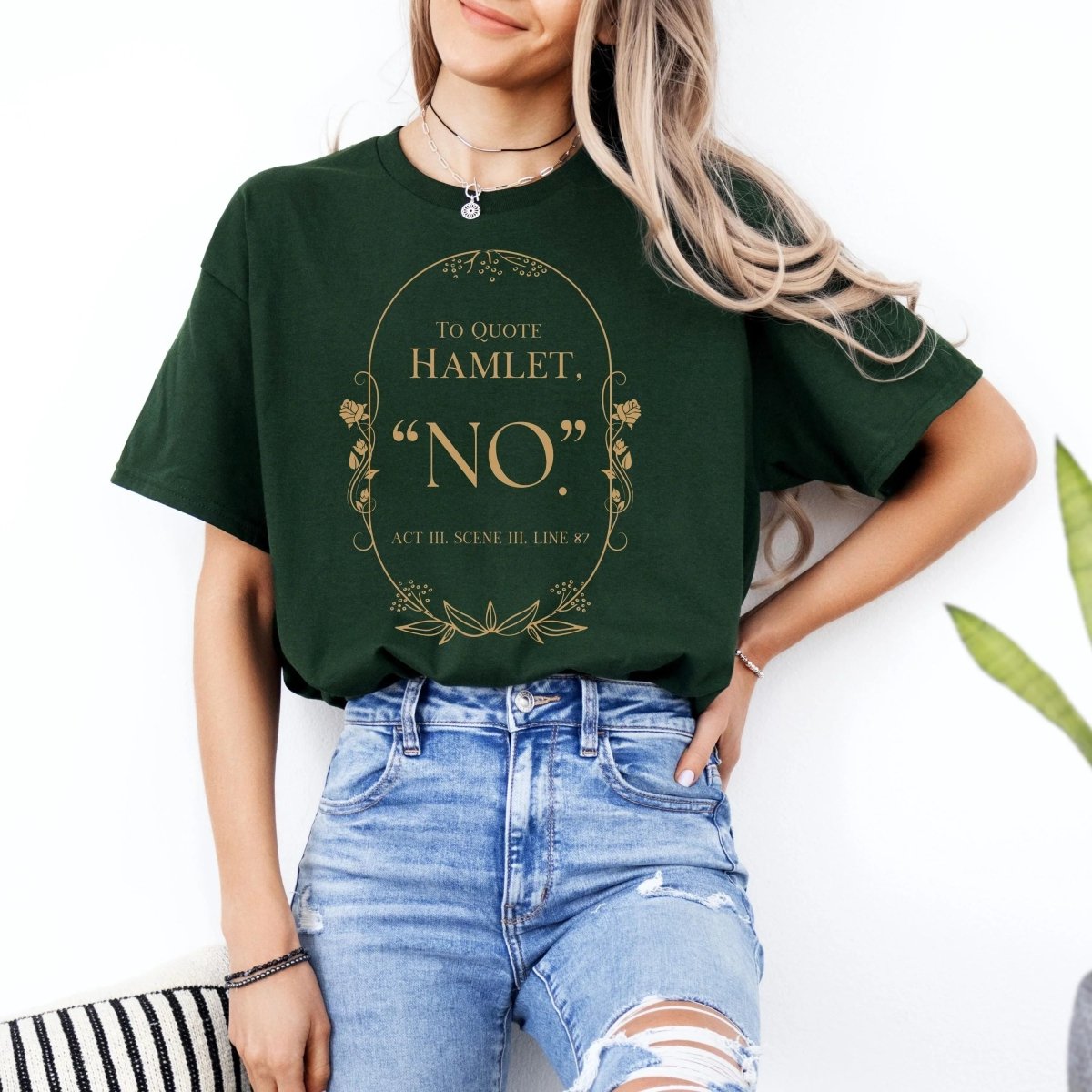 Hamlet Shakespeare Shirt | Literary Soft 100% Cotton Tee
