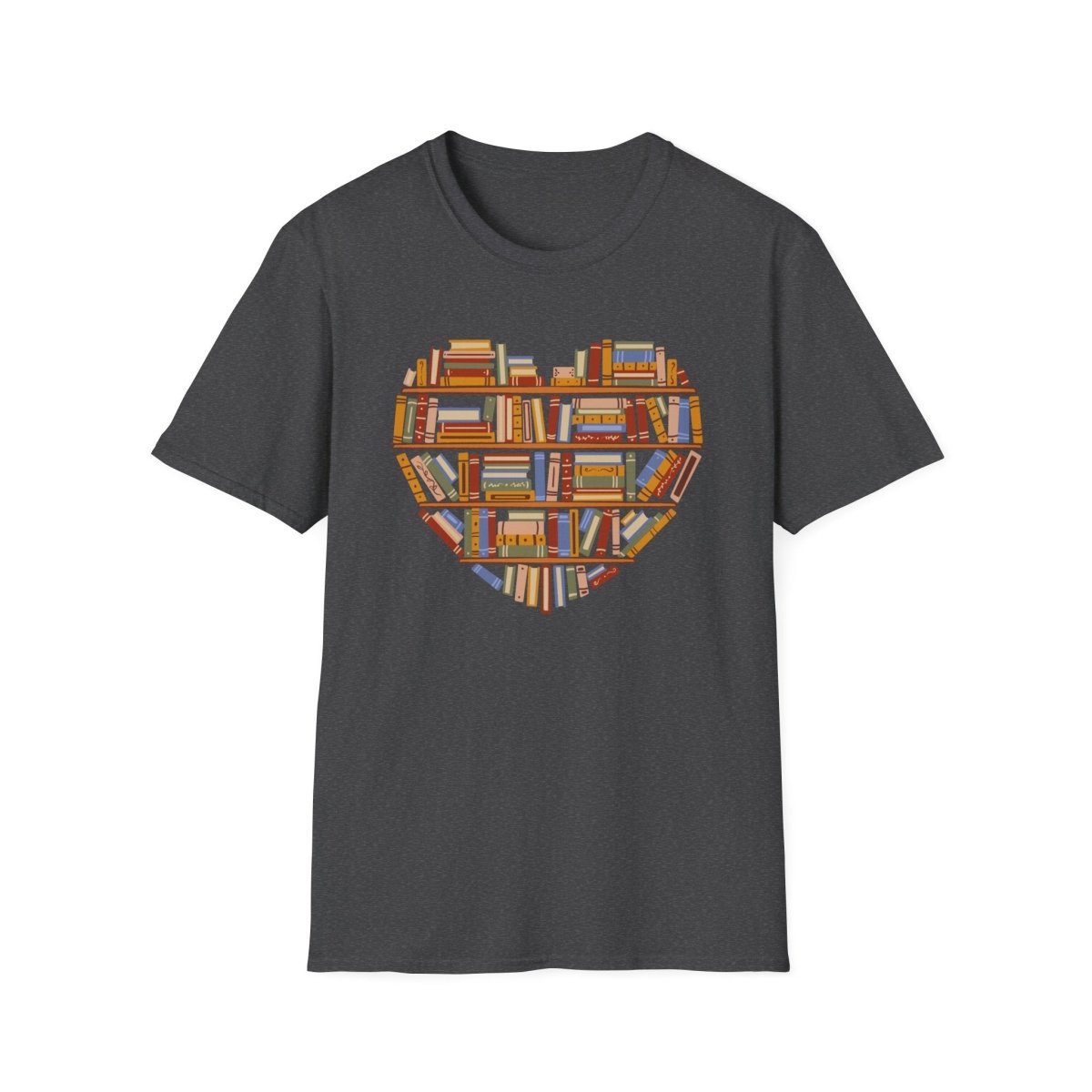Heart Book Lover Tshirt