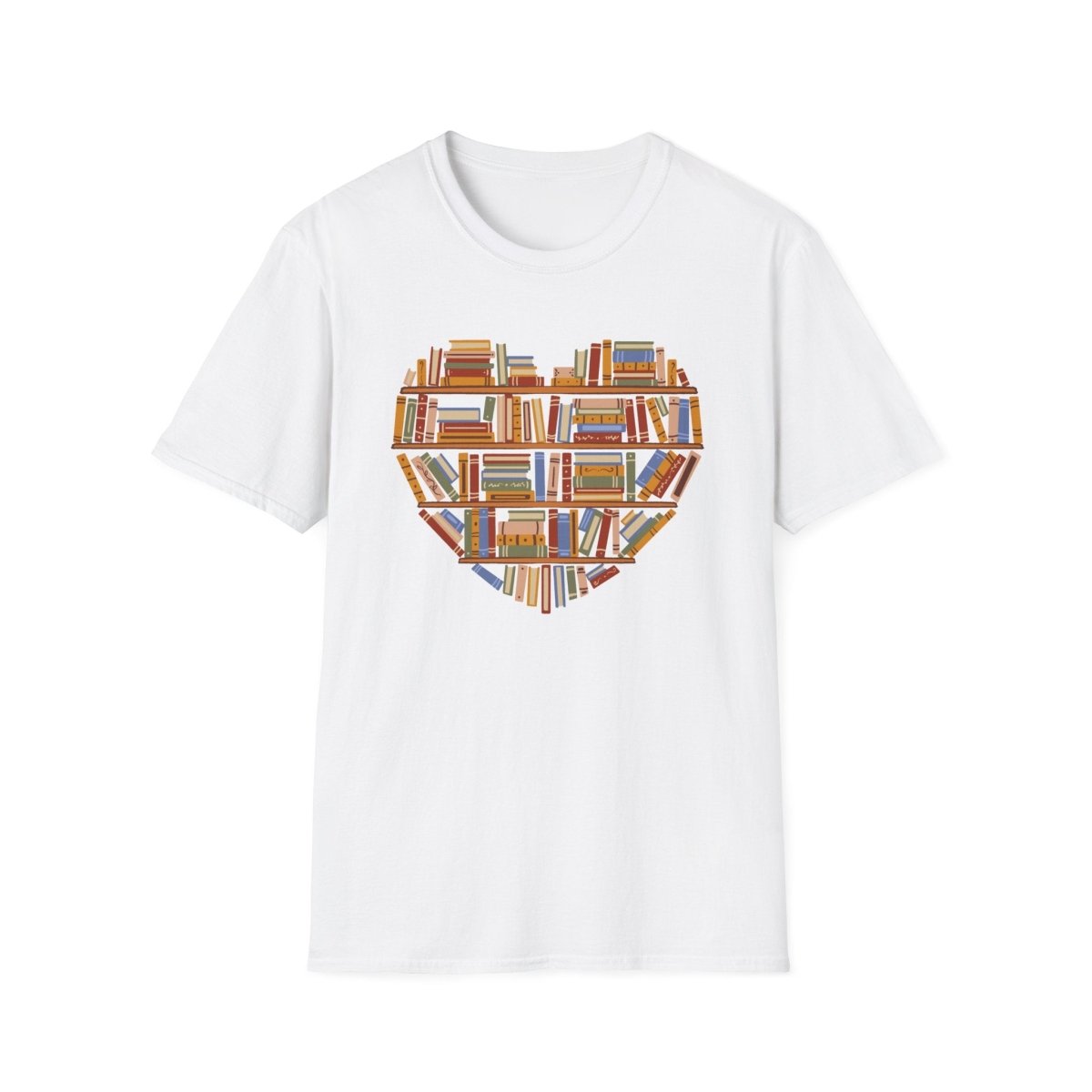 Heart Book Lover Tshirt