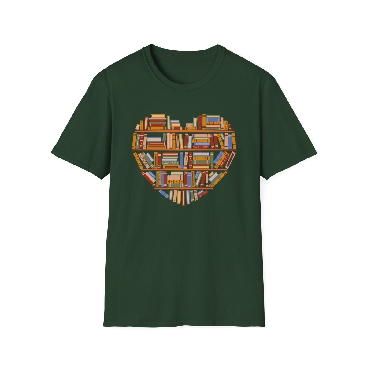 Heart Book Lover Tshirt