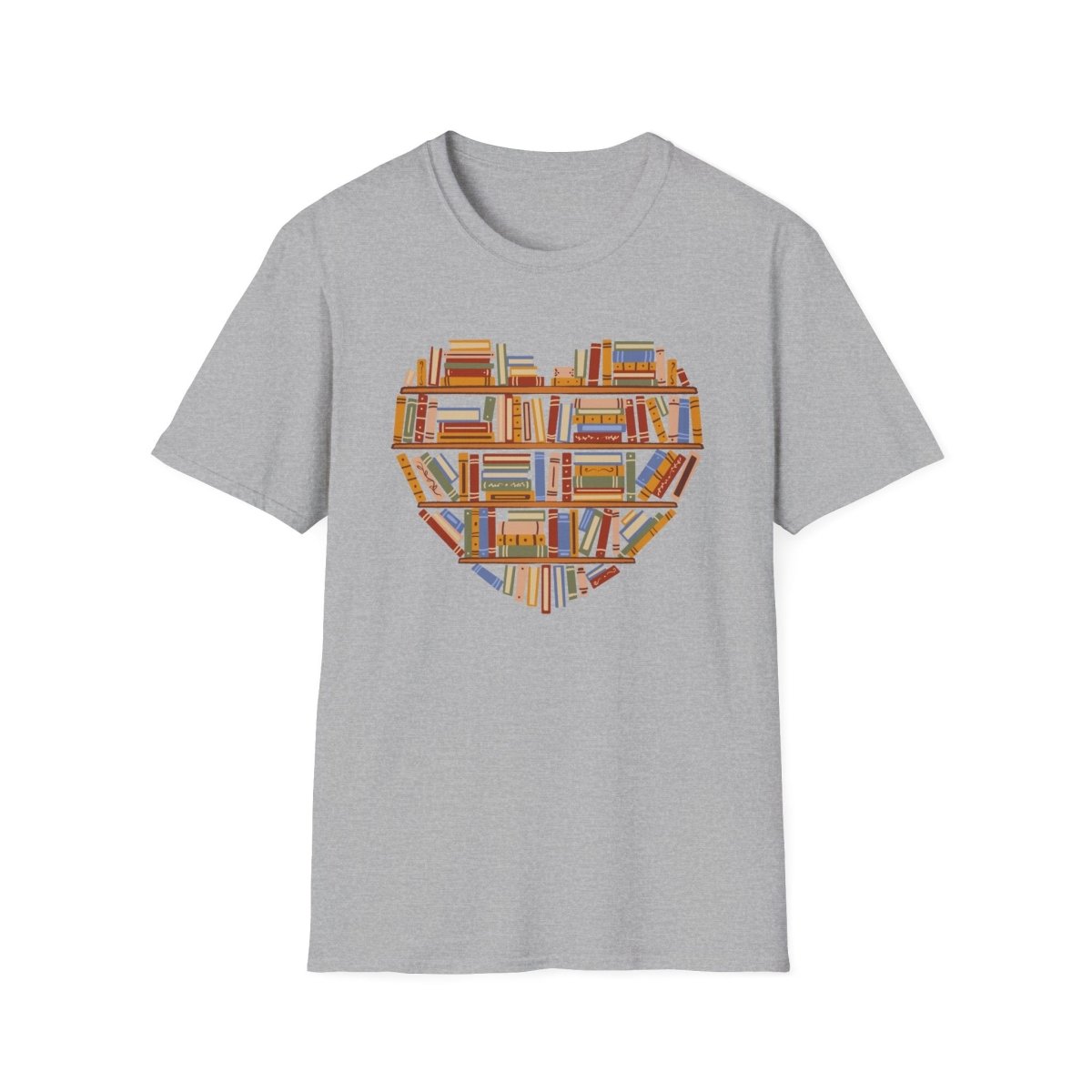 Heart Book Lover Tshirt