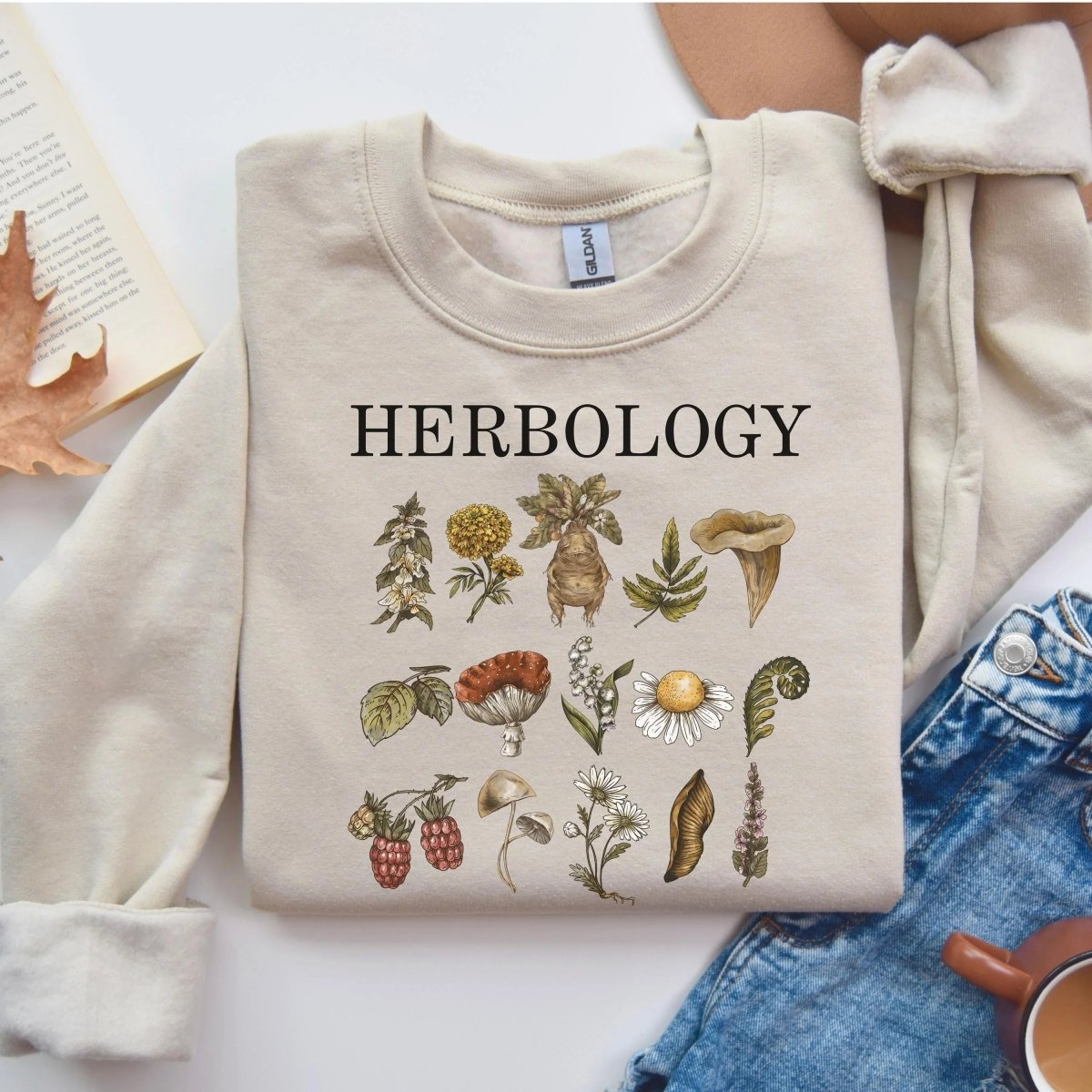 Herbology Sweatshirt | Fantasy Cotton Blend Crewneck