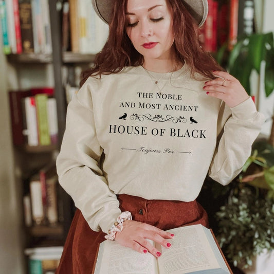 House of Black Sweatshirt | Fantasy Cotton Blend Crewneck