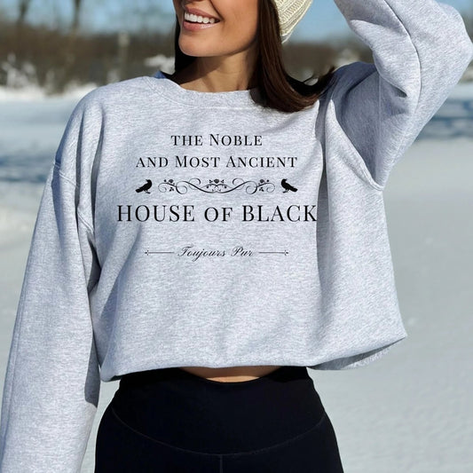 House of Black Sweatshirt | Fantasy Cotton Blend Crewneck