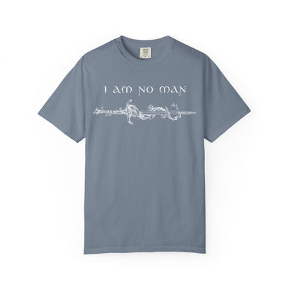 I Am No Man Feminist Shirt | Fantasy Comfort Colors® 100% Cotton Tee