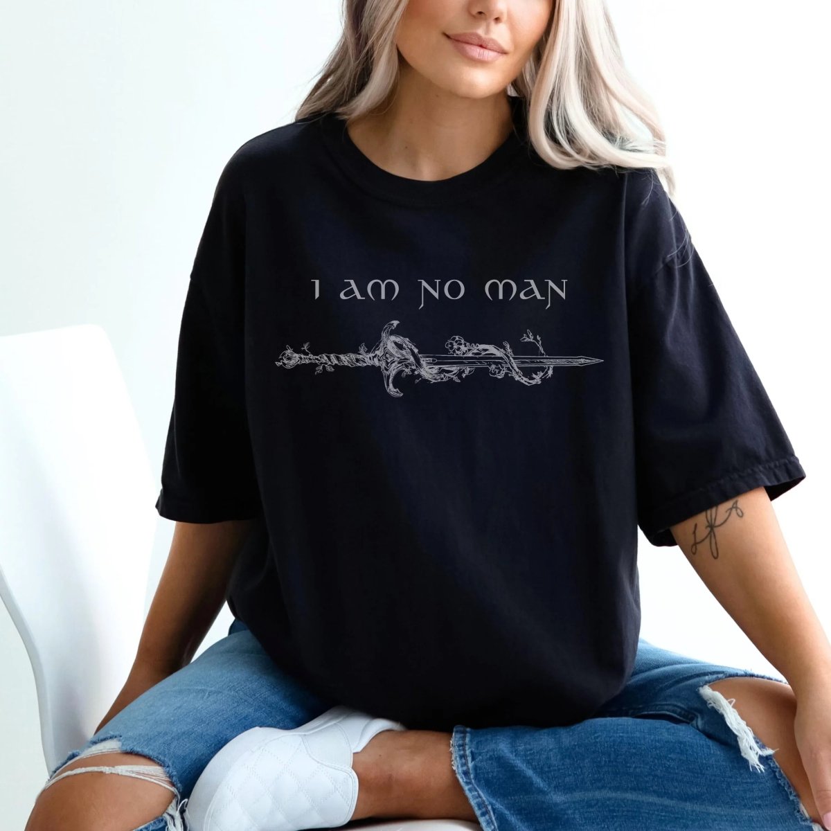 I Am No Man Shirt | Fantasy Comfort Colors® 100% Cotton Tee