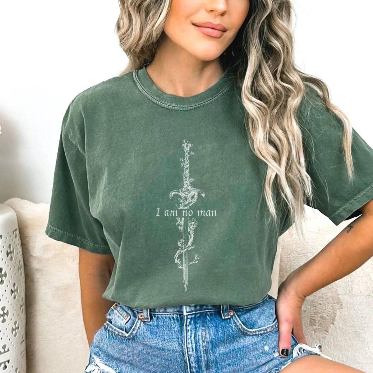 I Am No Man Shirt | Fantasy Comfort Colors® 100% Cotton Tee