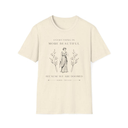 Iliad Quote Shirt | Dark Academia Soft 100% Cotton Tee