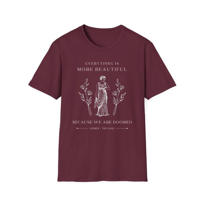 Iliad Quote Shirt | Dark Academia Soft 100% Cotton Tee
