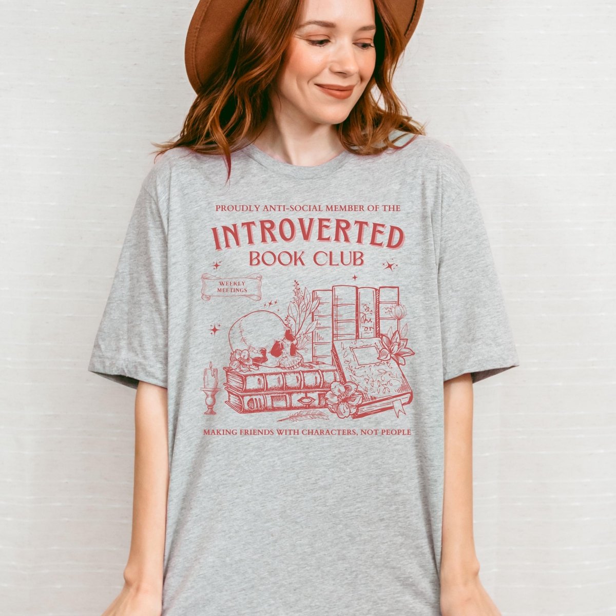 Introvert Book Club Tshirt