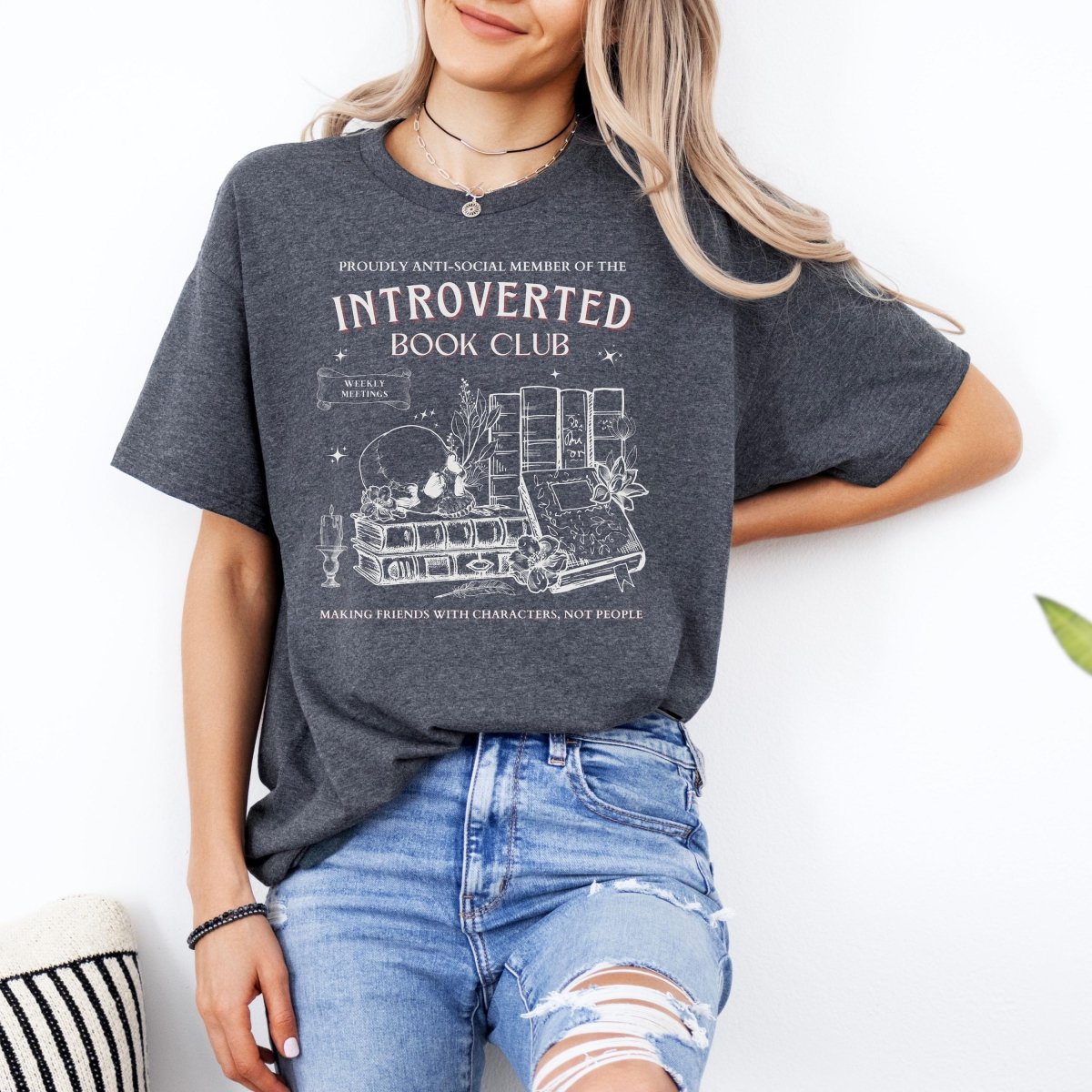 Introvert Book Club Tshirt