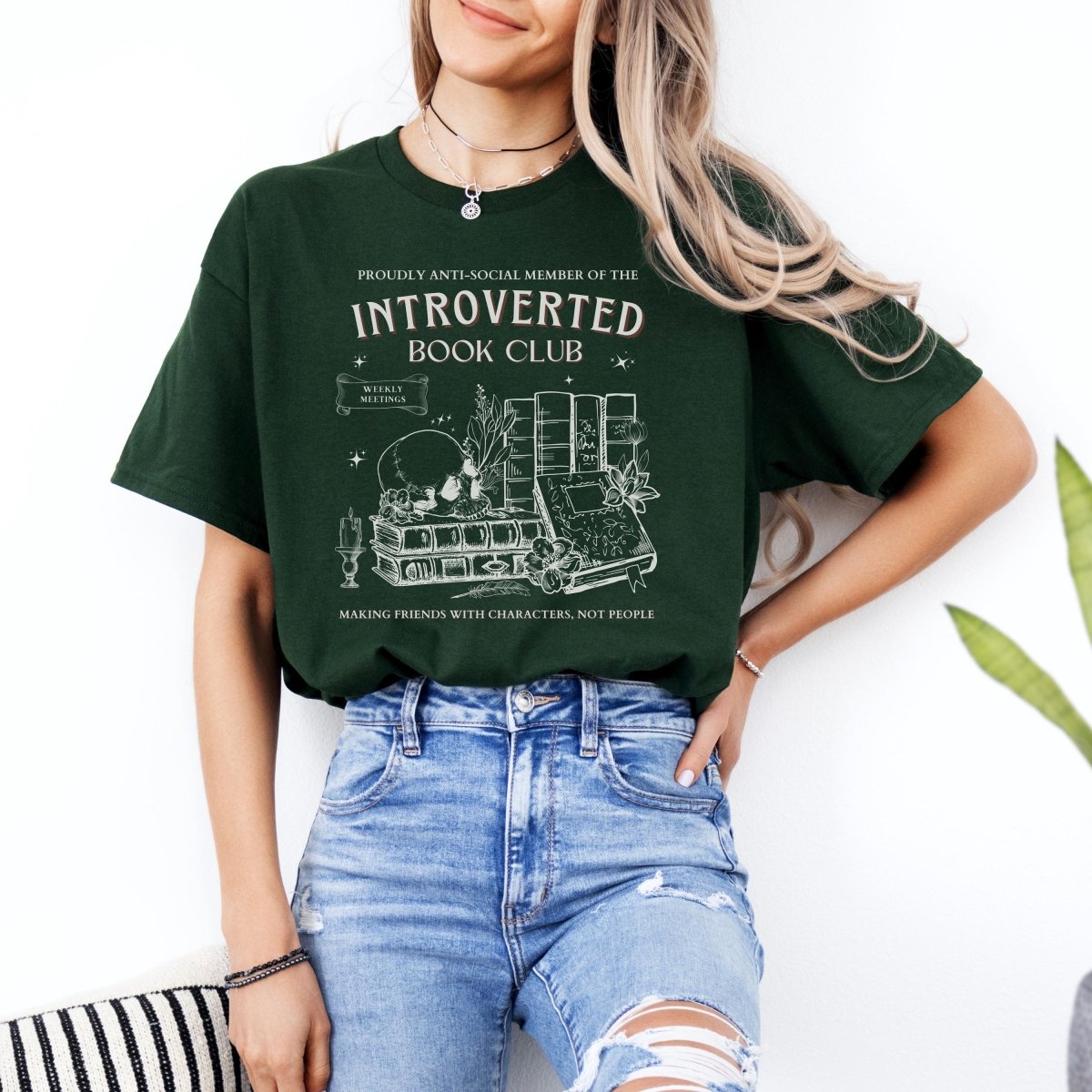 Introvert Book Club Tshirt