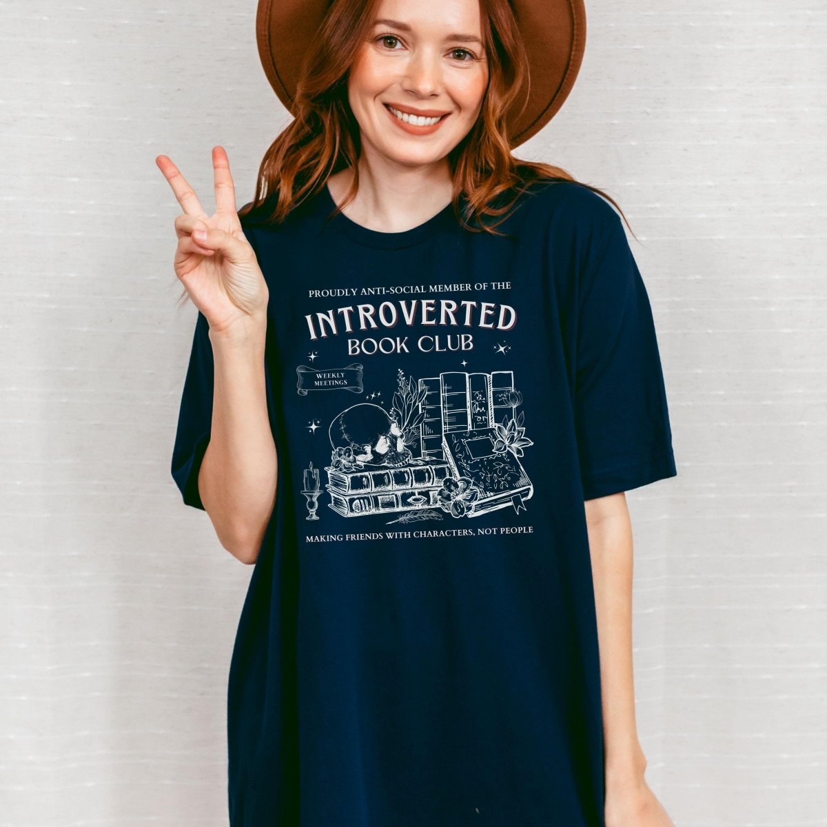 Introvert Book Club Tshirt