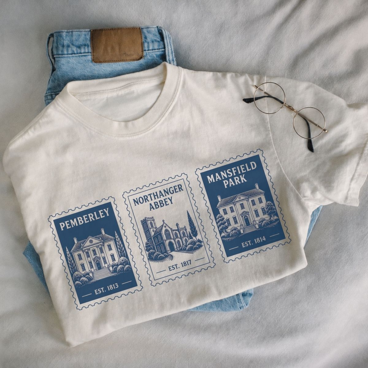 Jane Austen Stamps Tee
