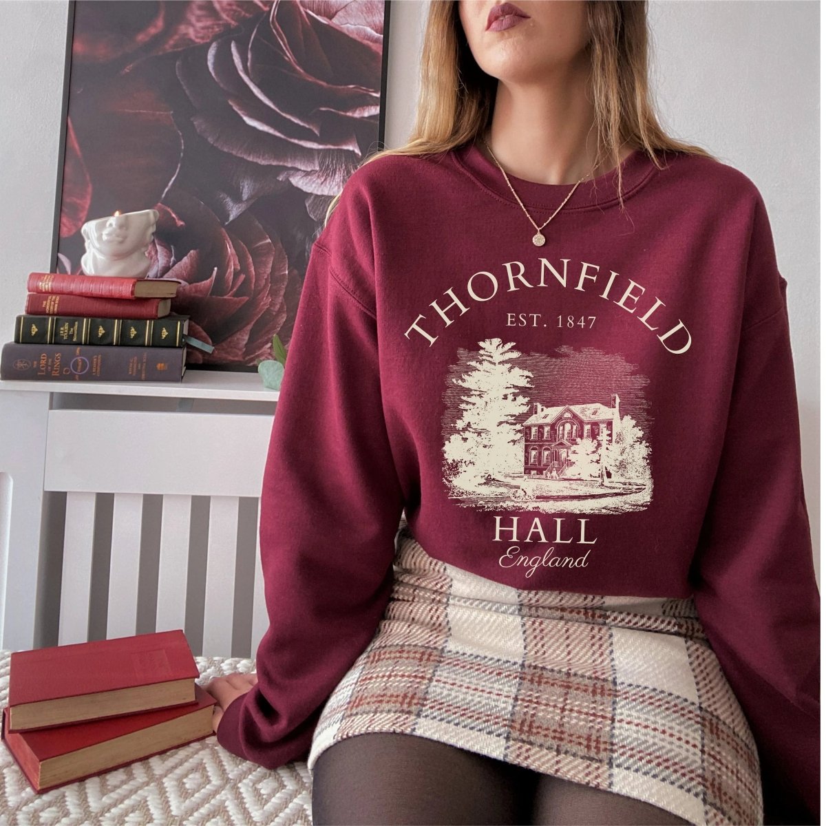 Jane Eyre Thornfield Hall Sweatshirt | Cotton Blend Crewneck