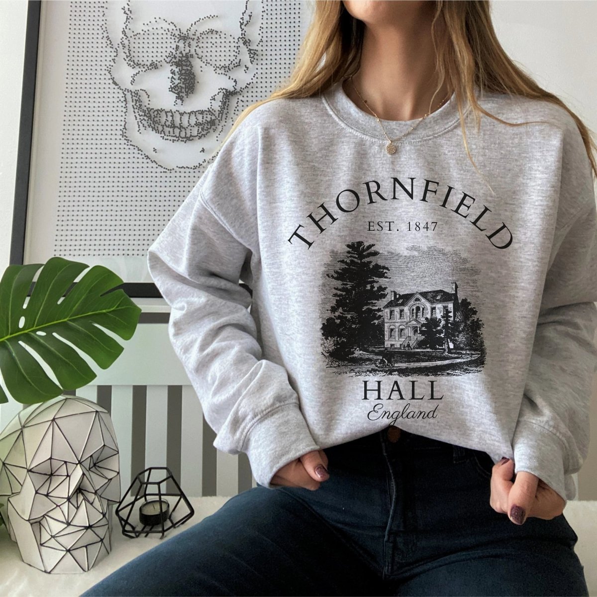 Jane Eyre Thornfield Hall Sweatshirt | Cotton Blend Crewneck