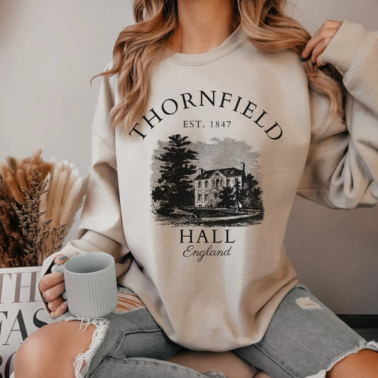 Jane Eyre Thornfield Hall Sweatshirt | Cotton Blend Crewneck