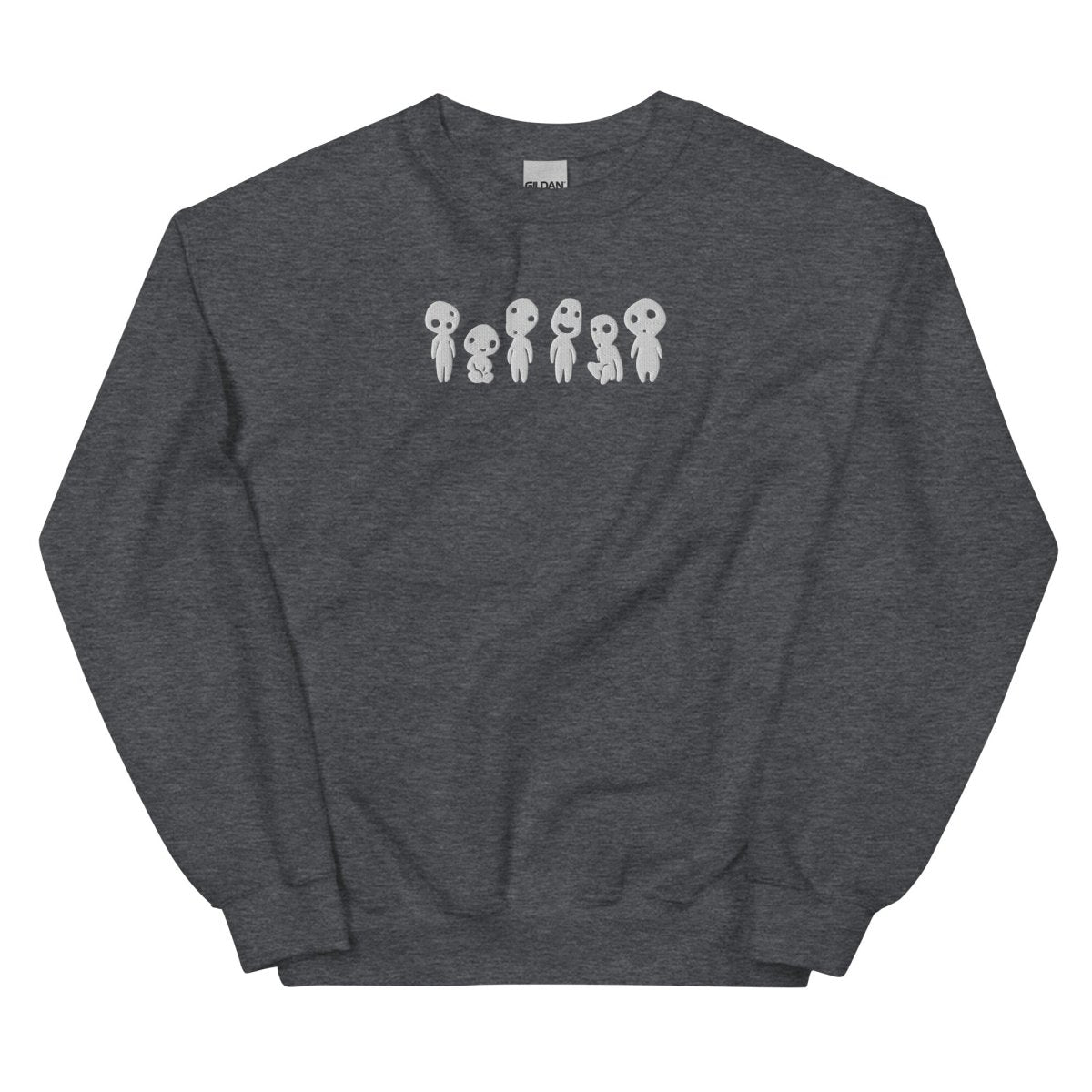 Japanese Tree Spirit Sweatshirt | Embroidered Cotton Blend Crewneck