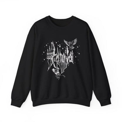Magic Castle Sweatshirt | Fantasy Cotton Blend Crewneck