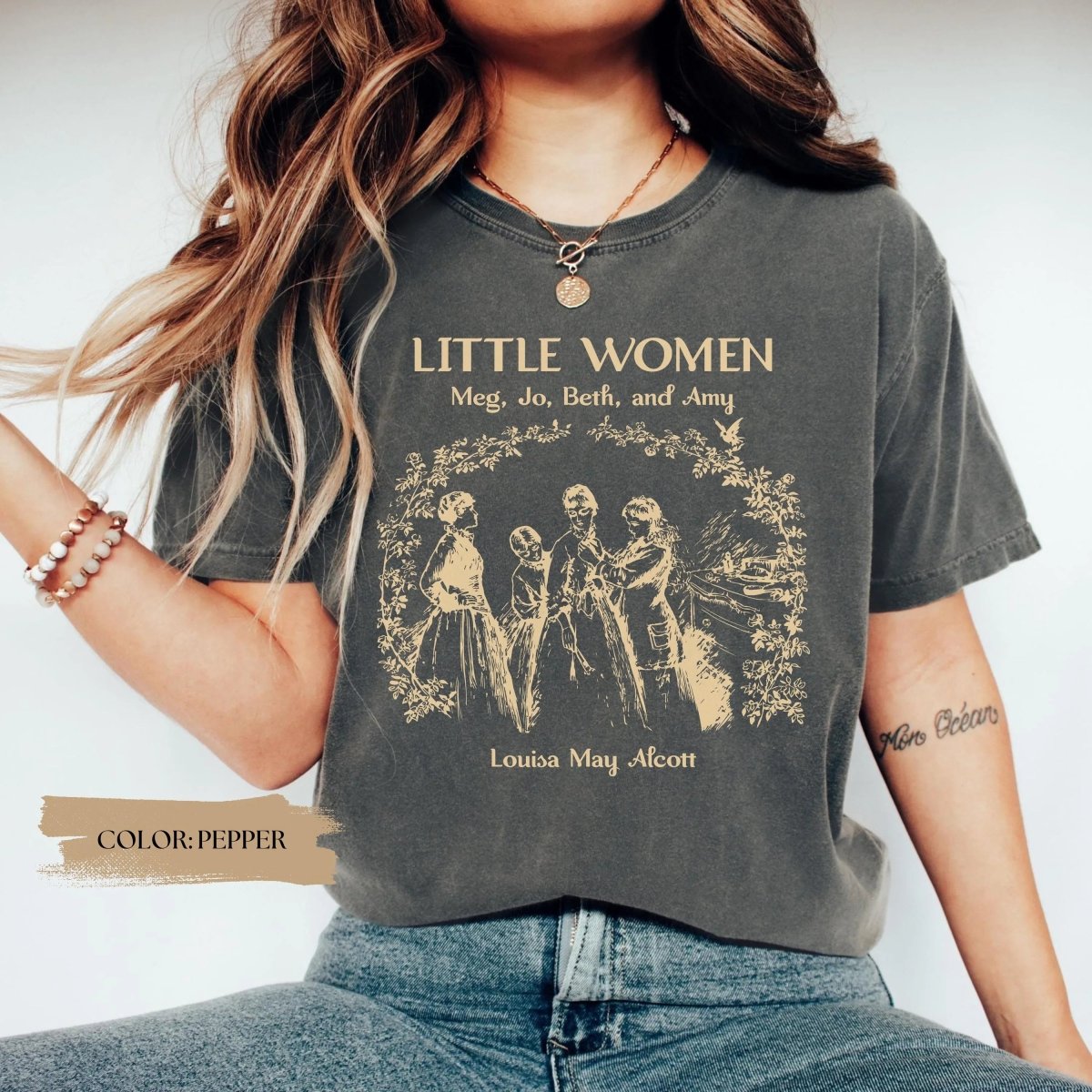 Little Women Shirt | Meg, Jo, Beth, Amy Comfort Colors® Cotton Tee