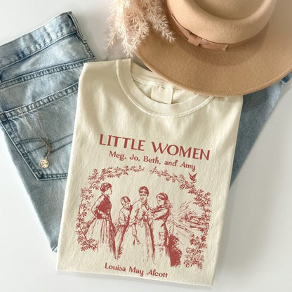 Little Women Shirt | Meg, Jo, Beth, Amy Comfort Colors® Cotton Tee