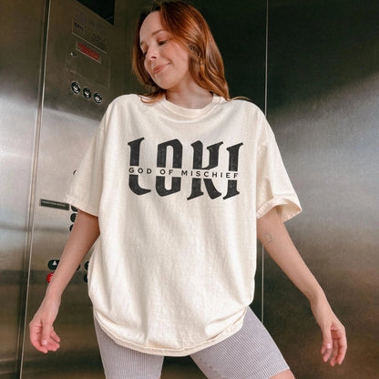 Loki God of Mischief Shirt | Comfort Colors® 100% Cotton Tee