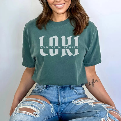 Loki God of Mischief Shirt | Comfort Colors® 100% Cotton Tee