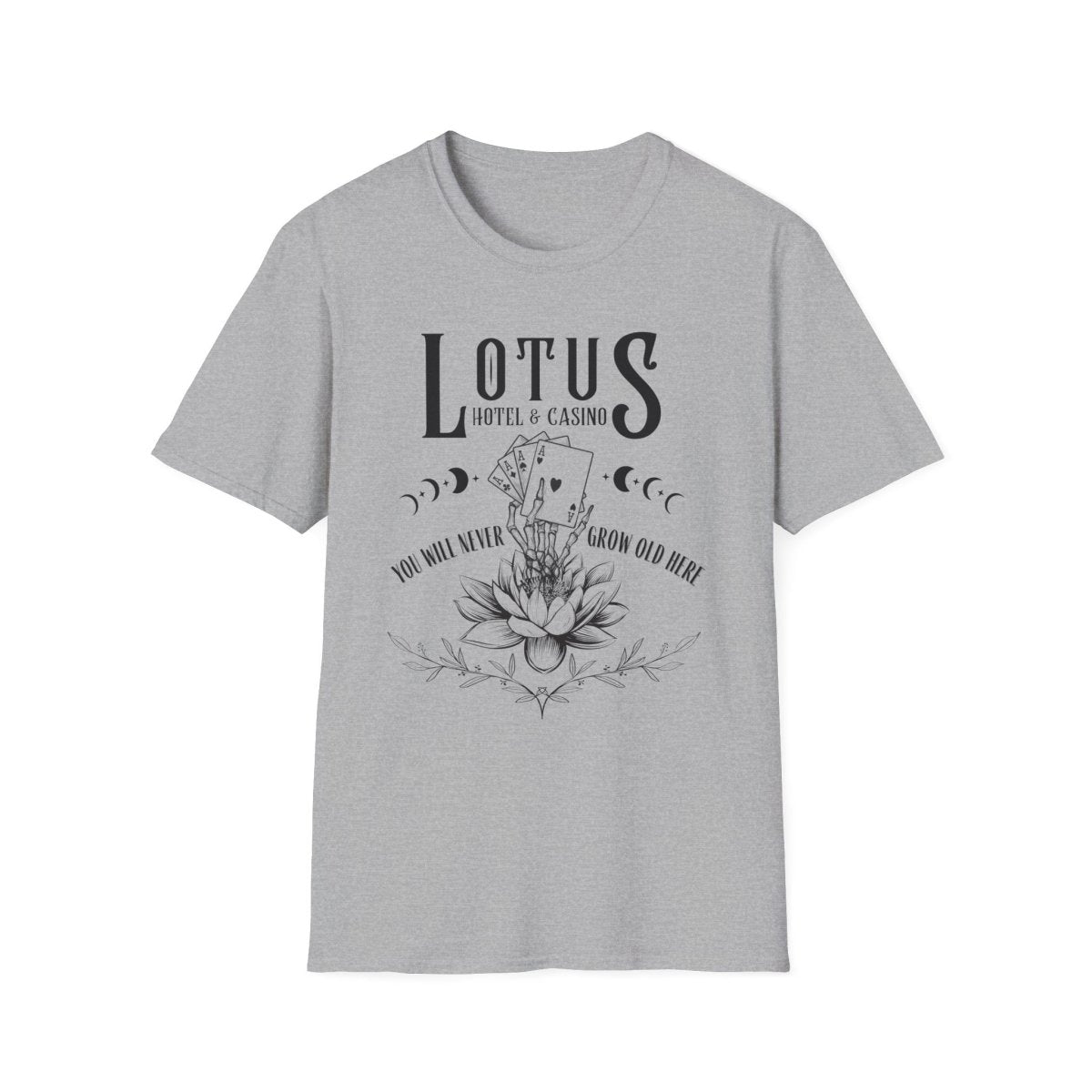 Lotus Hotel and Casino Shirt | Fantasy Soft 100% Cotton Tee