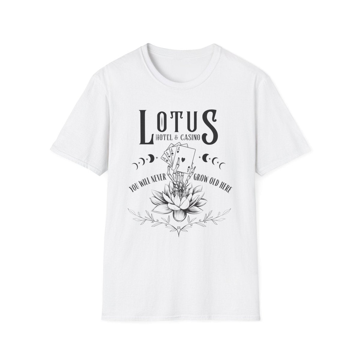 Lotus Hotel and Casino Shirt | Fantasy Soft 100% Cotton Tee