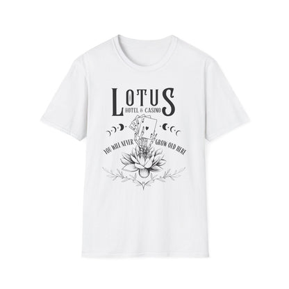 Lotus Hotel and Casino Shirt | Fantasy Soft 100% Cotton Tee