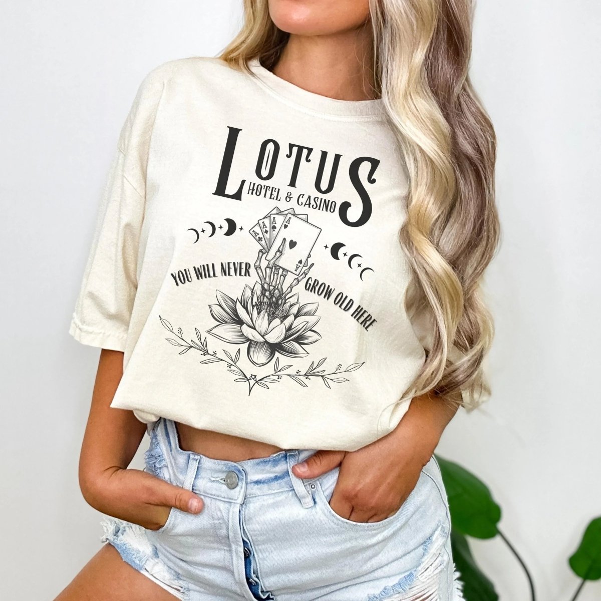 Lotus Hotel and Casino Shirt | Fantasy Soft 100% Cotton Tee