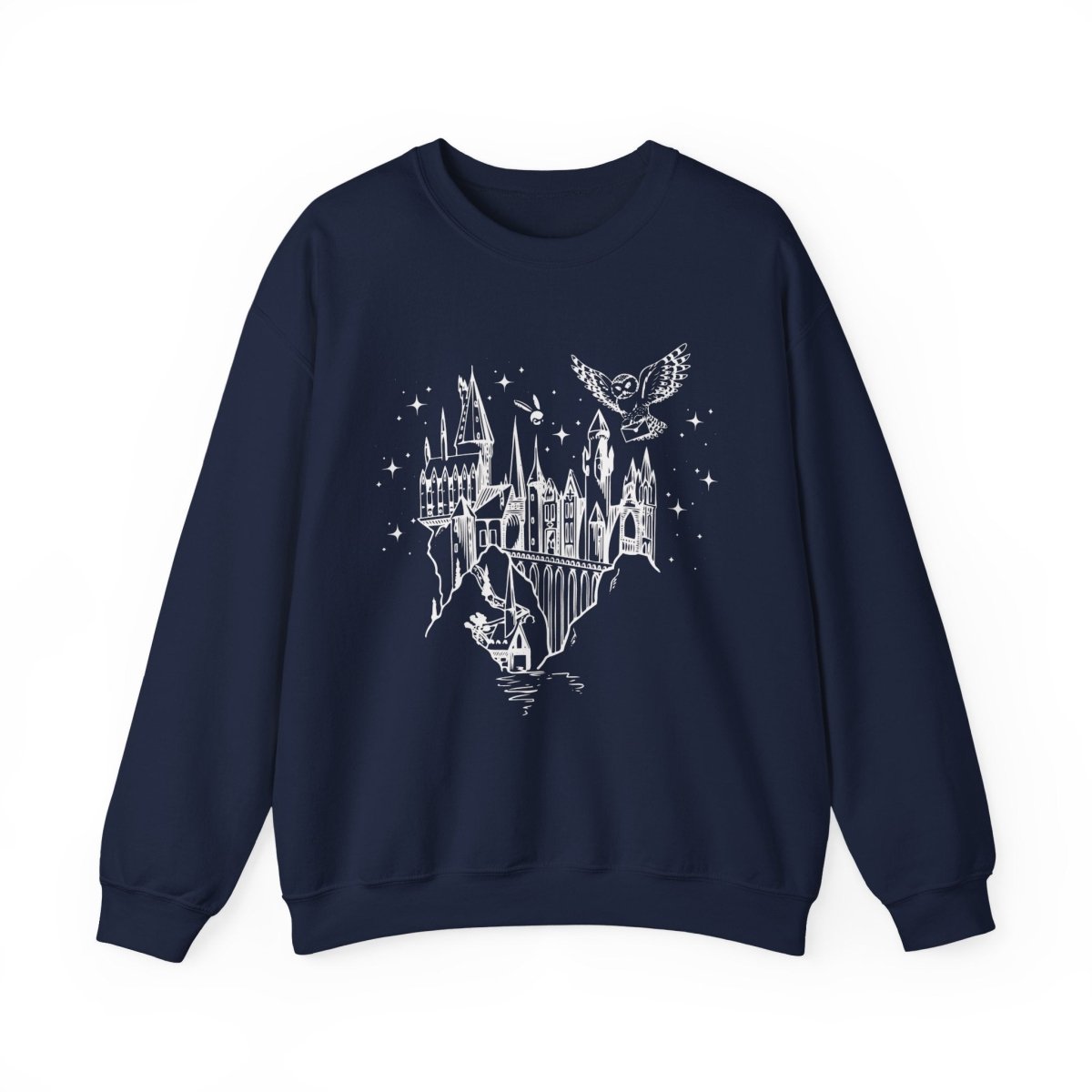 Magic Castle Sweatshirt | Fantasy Cotton Blend Crewneck