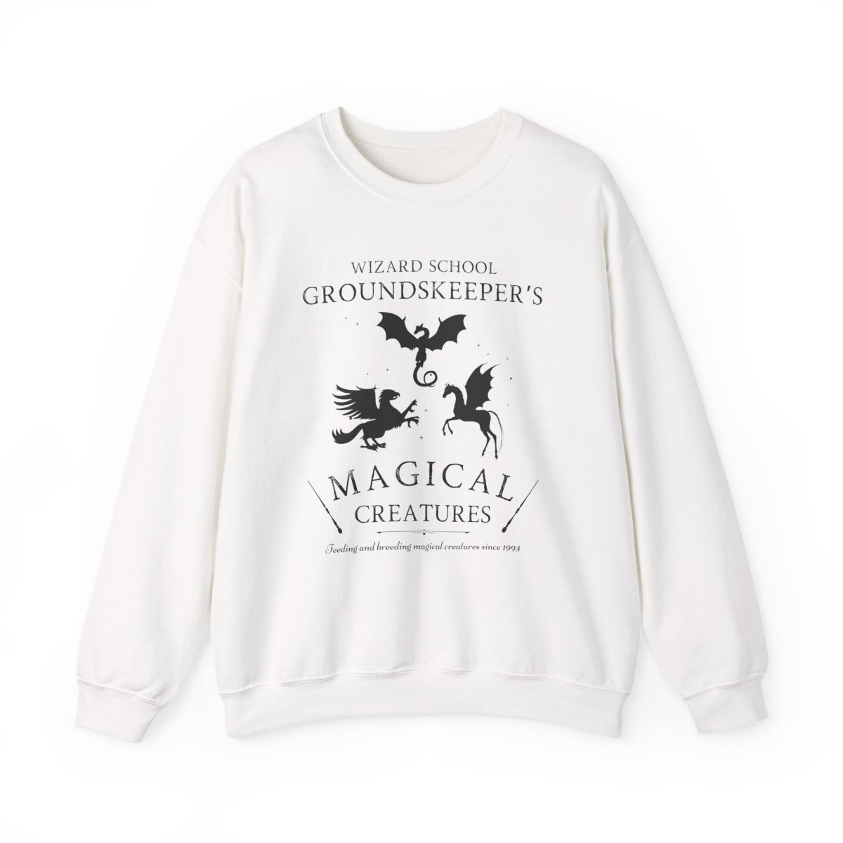 Magical Creatures Sweatshirt | Fantasy Cotton Blend Crewneck