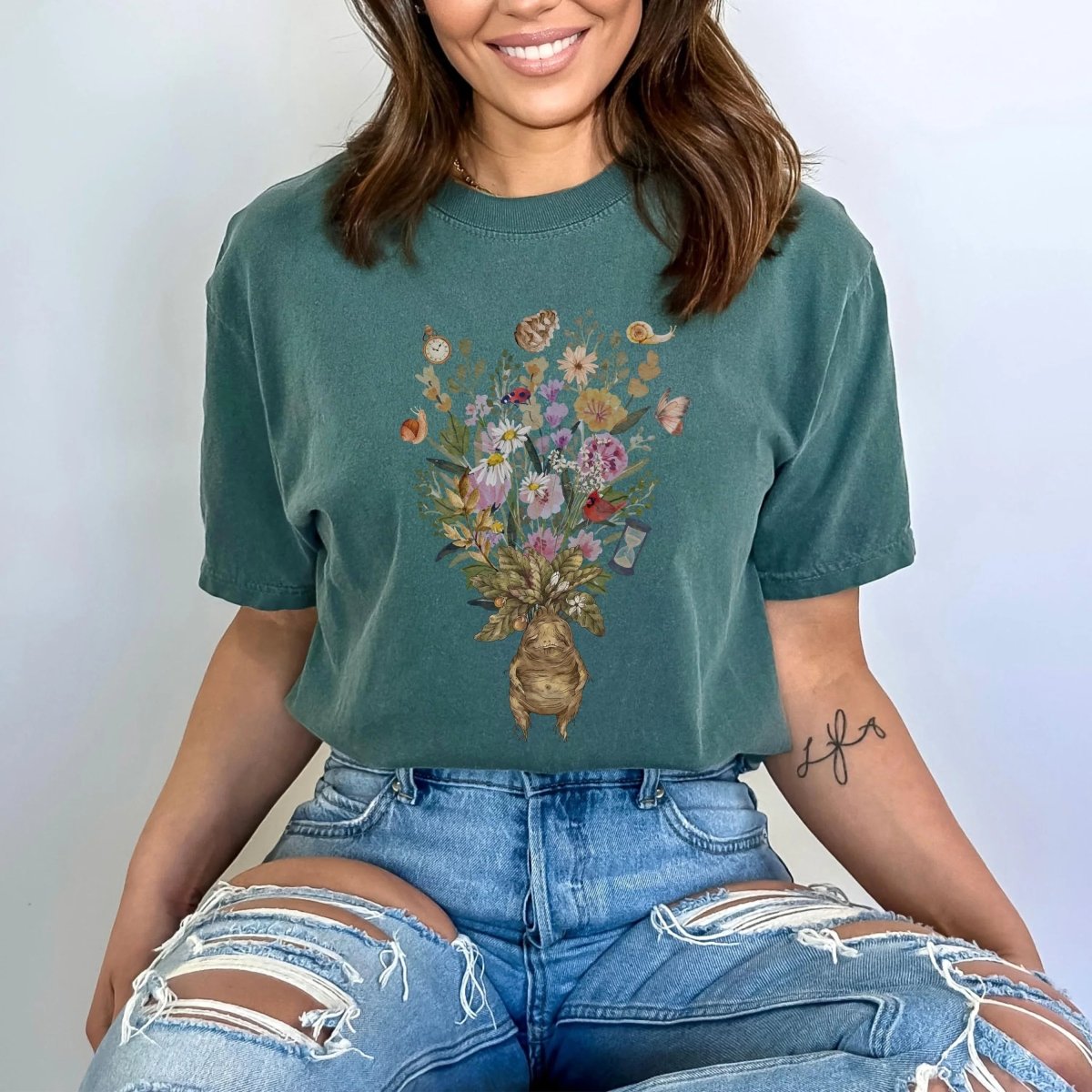 Mandrake Herbology Shirt | Fantasy Comfort Colors® 100% Cotton Tee