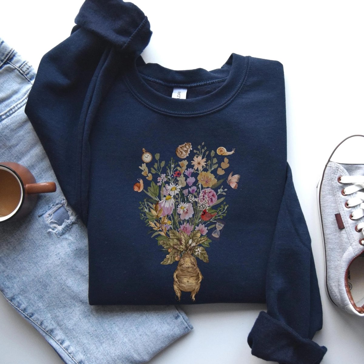 Mandrake Herbology Sweatshirt | Fantasy Cotton Blend Crewneck