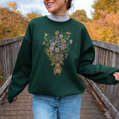 Mandrake Herbology Sweatshirt | Fantasy Cotton Blend Crewneck